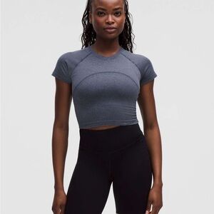 Lululemon Swiftly Tech Cropped Short-Sleeve Shirt 2.0